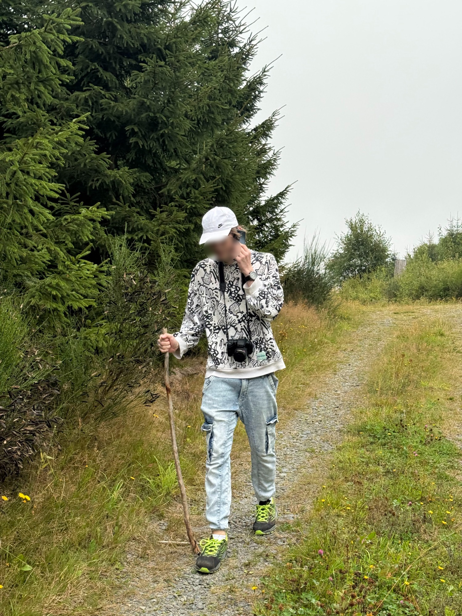 Florian wandering in the mountains